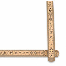 Lade das Bild in den Galerie-Viewer, Zollstock Holz 2m – Profi Gliedermaßstab Made in Germany