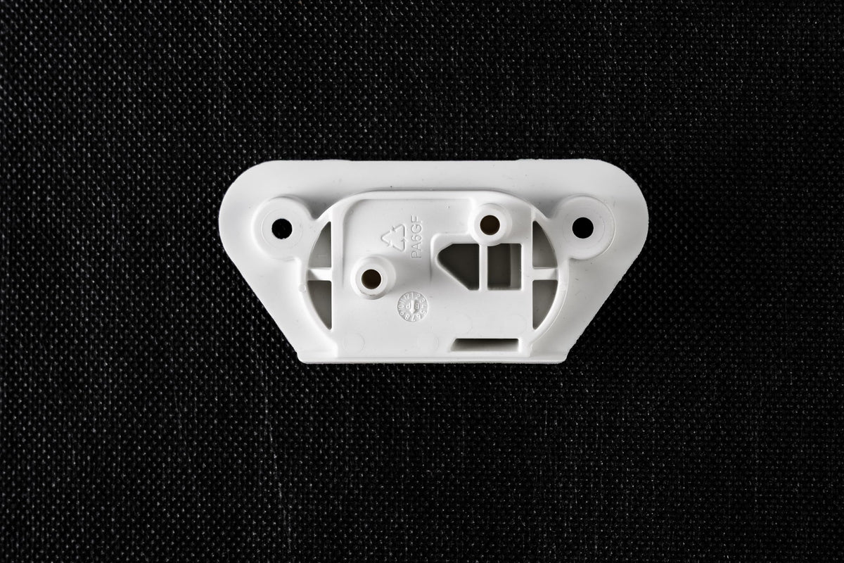 VELUX Schließblech unten für GPU Dachfenster – Baureihe V22 ab 2013, silbernes Typenschild (FK06–UK10)