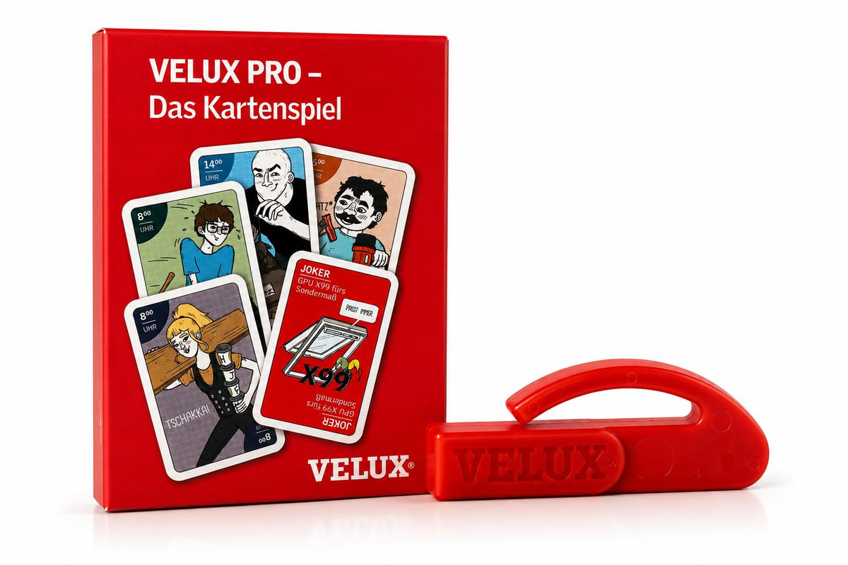 Zimmermannsbleistift Halterung für Tasche & Gürtel – inkl. Kartenspiel