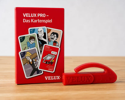 VELUX Zimmermannsbleistift-Halterung für Tasche & Gürtel – inkl. Kartenspiel