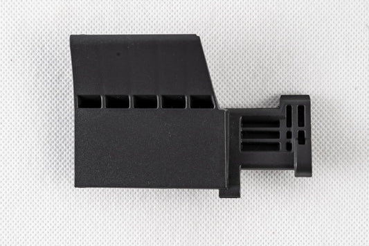Endkappe rechts für die unterste Panzerlamelle des VELUX SSL Solar-Rollladens – Ansicht vom Innenraum