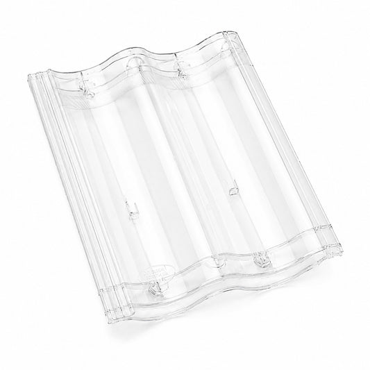 Braas Lichtpfanne für Harzer Pfanne – Lichtziegel aus Kunststoff, transparent